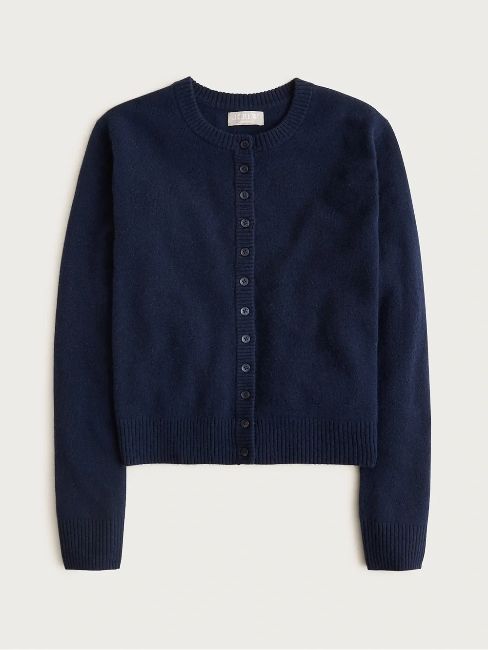 J. Crew Perfect Cashmere Cardigan in Navy Blue Size XS *flawed**